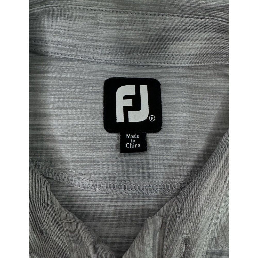 FootJoy Golf Polo Mens M Gray Short Sleeve Shirt - Picture 2 of 7